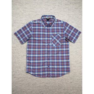 Outdoor Research Plaid Button Up Short Sleeve Casual Shirt‎ Mens Large